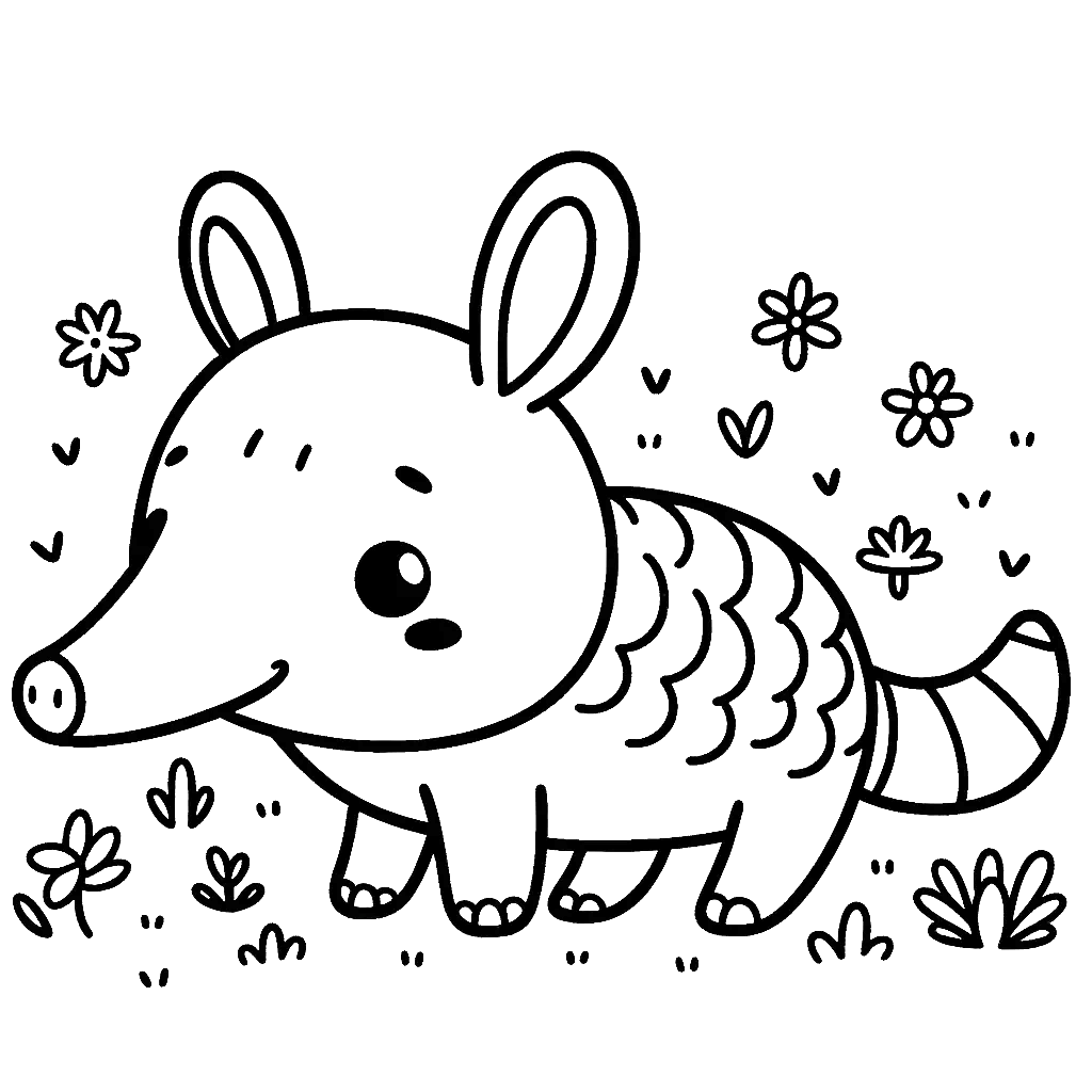 aardvark coloring pages