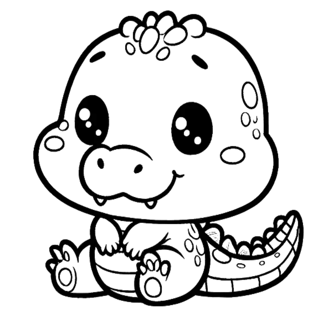 alligator free coloring pages