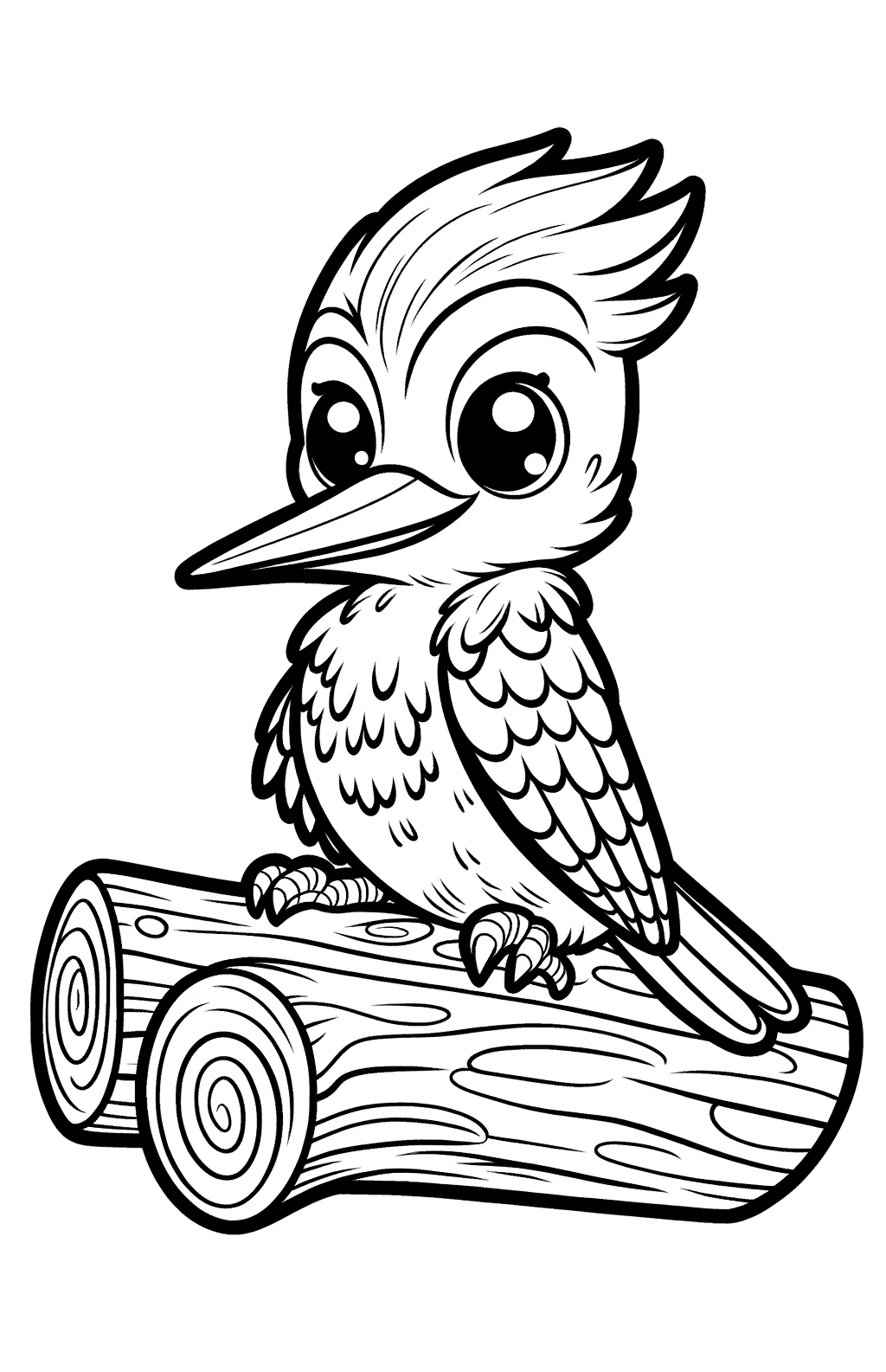 woody woodpecker coloring page