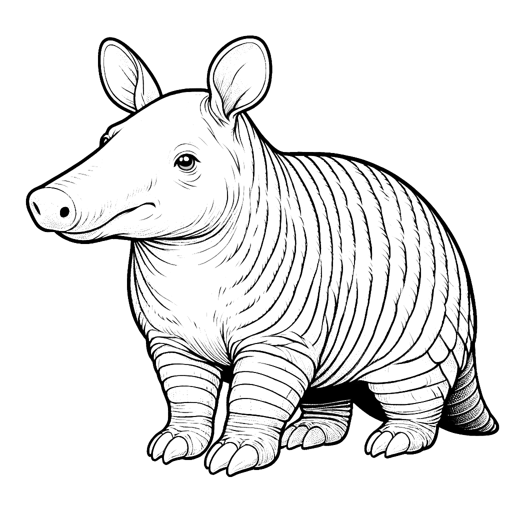 Aardvark coloring pages