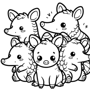 Aardvark coloring pages