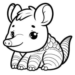 Aardvark coloring pages