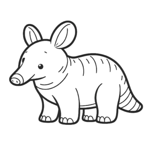 Aardvark coloring pages