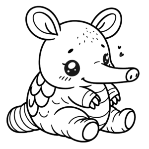 Aardvark coloring pages