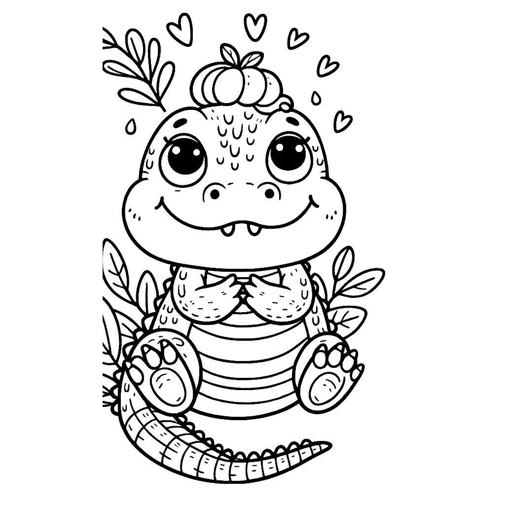 alligator coloring pages