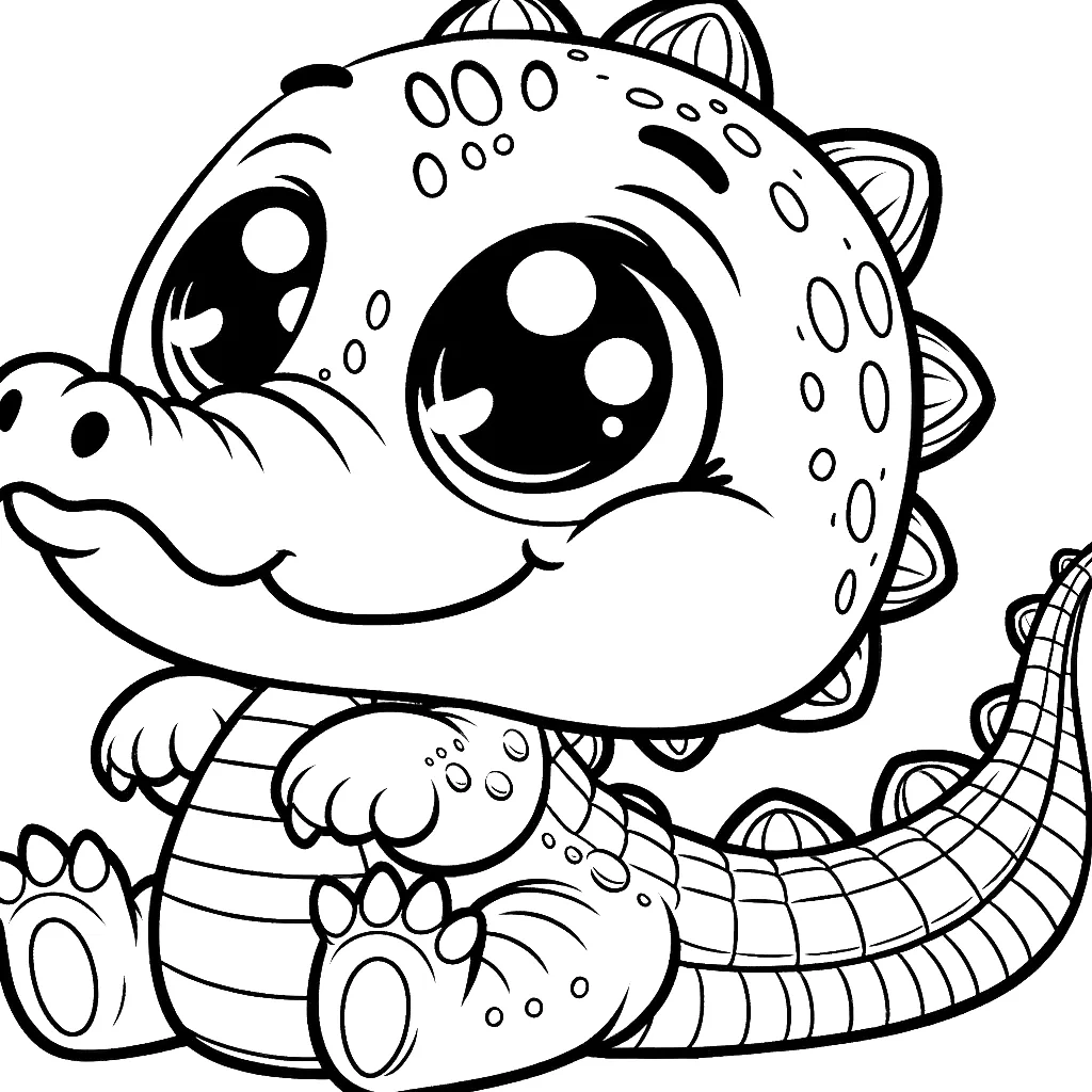 alligator coloring pages
