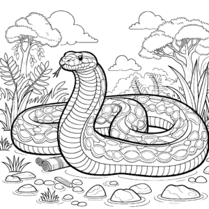 anaconda coloring pages snake coloring pages free coloring pages