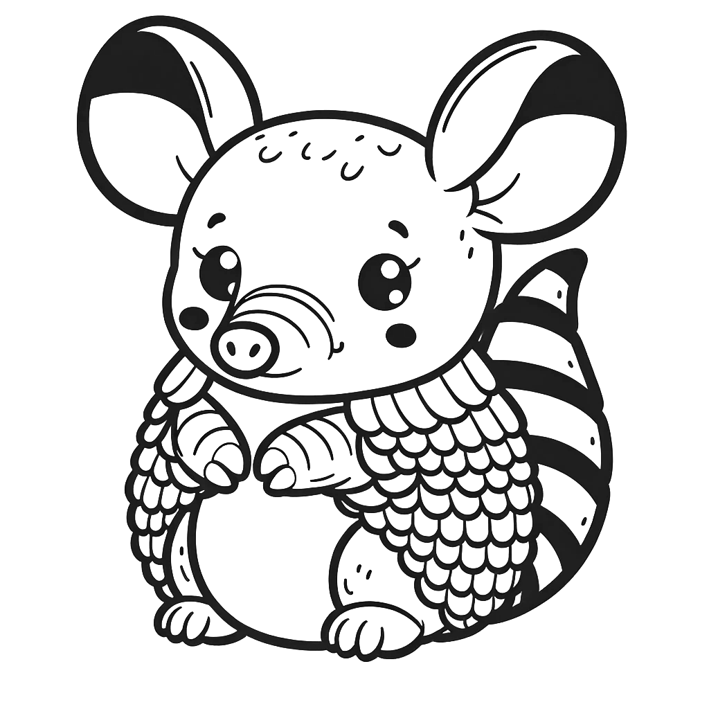 armadillo coloring pages animal free coloring pages