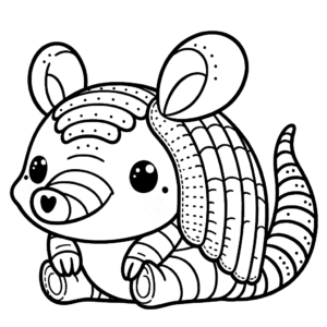 armadillo coloring pages animal free coloring pages