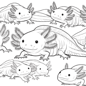 axolotl coloring pages axolotl animal coloring pages free coloring pages