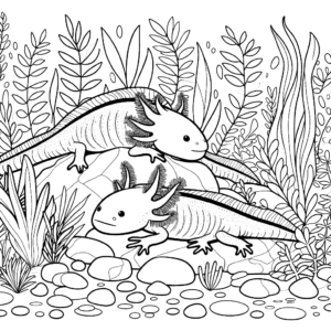 axolotl coloring pages axolotl animal coloring pages free coloring pages