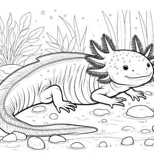 axolotl coloring pages axolotl animal coloring pages free coloring pages