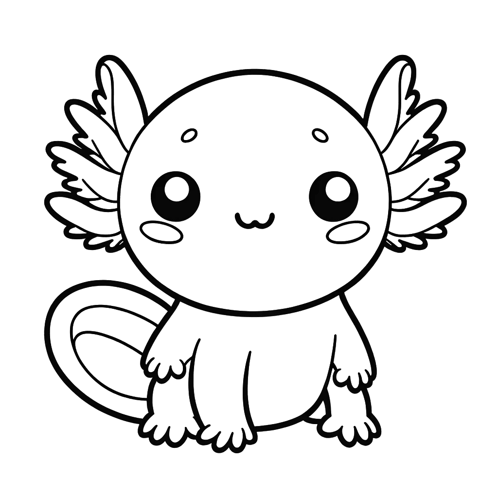 axolotl coloring pages axolotl animal coloring pages free coloring pages