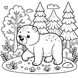 bear coloring pages grizzly bear animal coloring pages free coloring pages