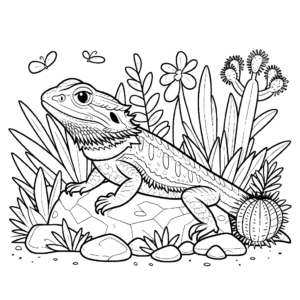 bearded dragon coloring pages dragon animal coloring pages free coloring pages