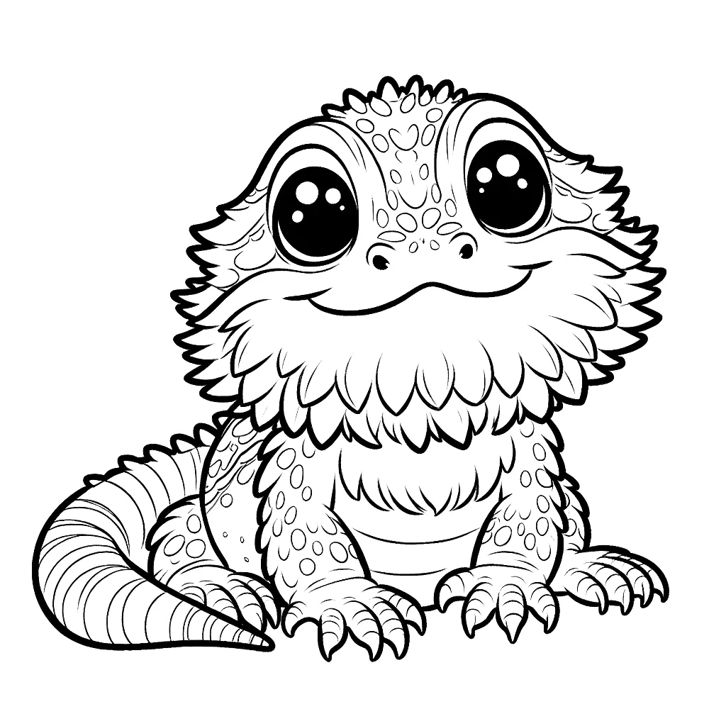 bearded dragon coloring pages dragon animal coloring pages free coloring pages