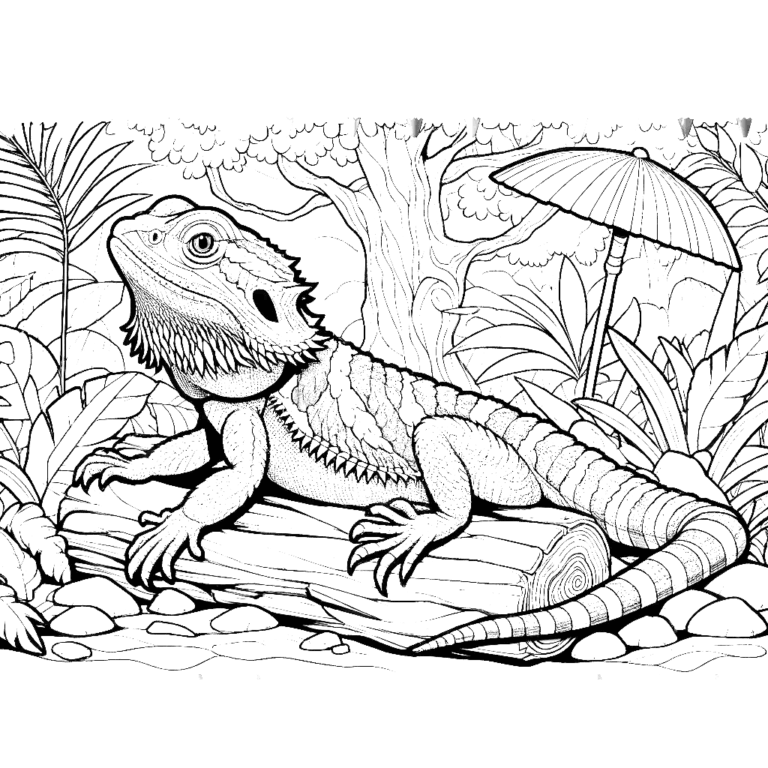 Bearded Dragon Coloring Pages 30 Coloring Pages Gem