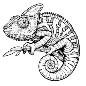 chameleon coloring pages chameleon animal coloring pages free coloring pages