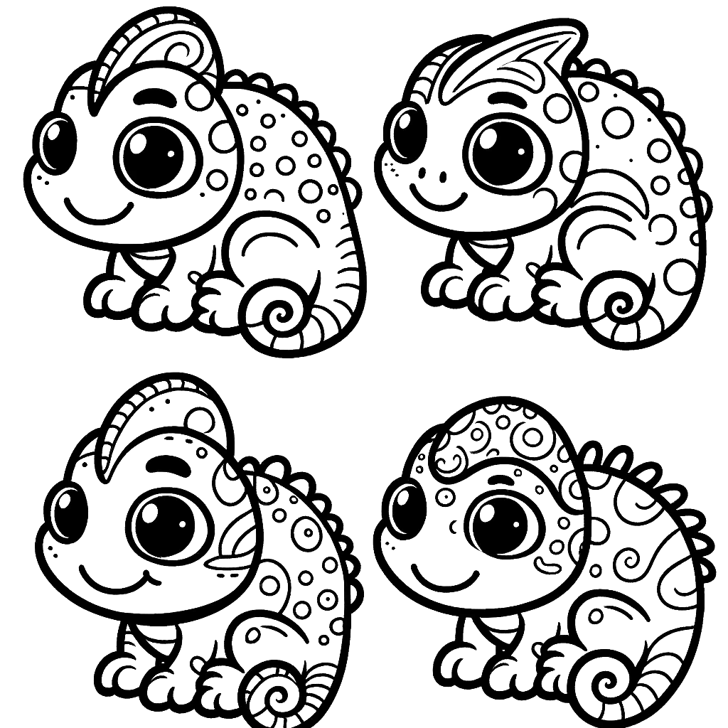 chameleon coloring pages chameleon animal coloring pages free coloring pages