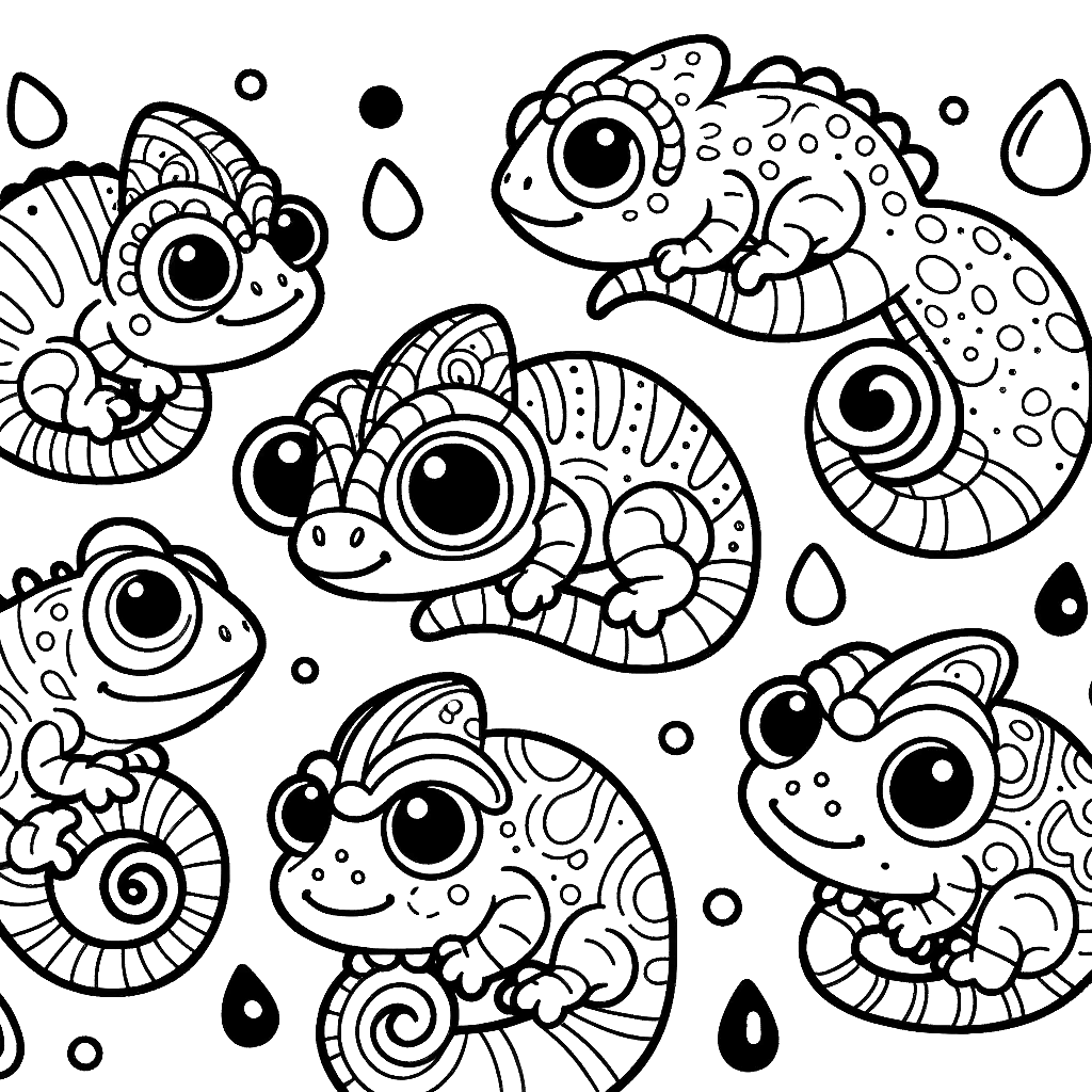 chameleon coloring pages chameleon animal coloring pages free coloring pages