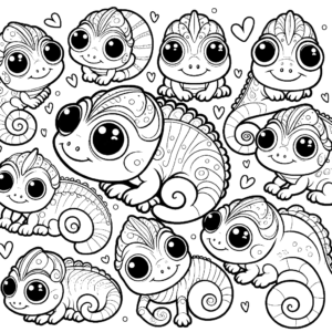 chameleon coloring pages chameleon animal coloring pages free coloring pages