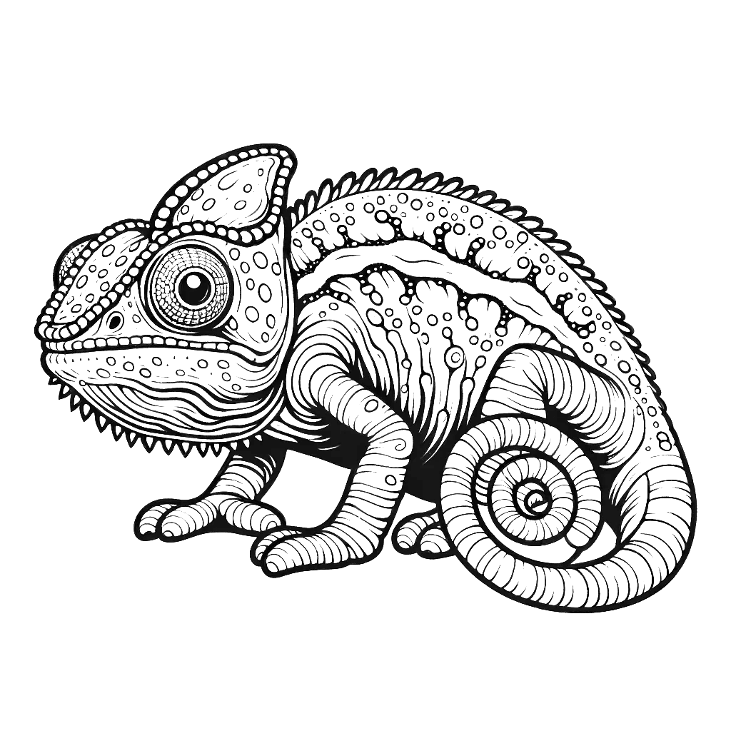 chameleon coloring pages chameleon animal coloring pages free coloring pages