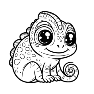 chameleon coloring pages chameleon animal coloring pages free coloring pages