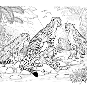 cheetah coloring pages cheetah animal coloring pages free coloring pages