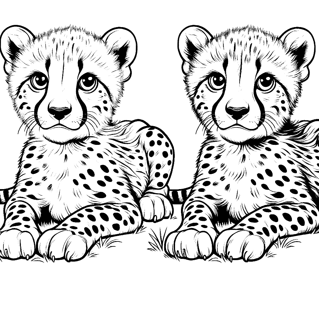 cheetah coloring pages cheetah animal coloring pages free coloring pages