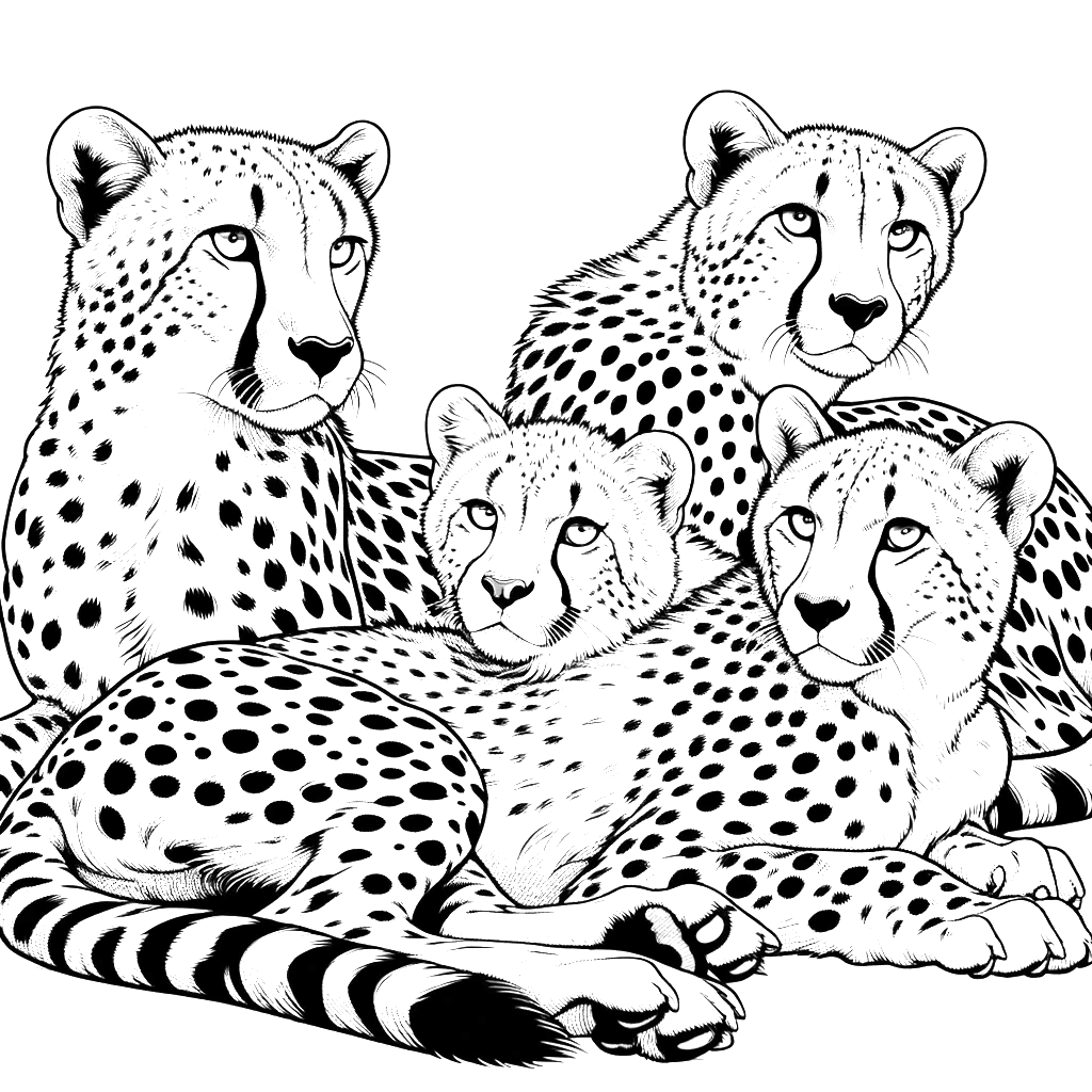 cheetah coloring pages cheetah animal coloring pages free coloring pages