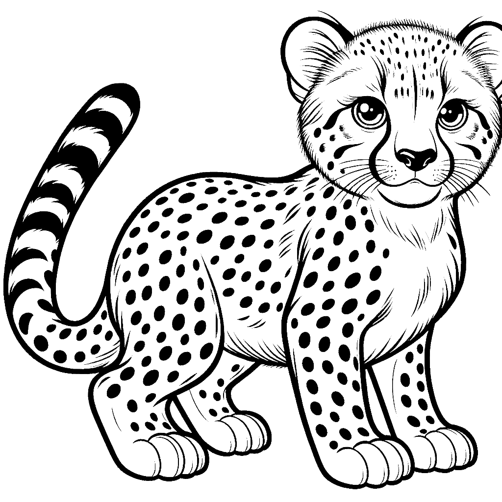 cheetah coloring pages cheetah animal coloring pages free coloring pages