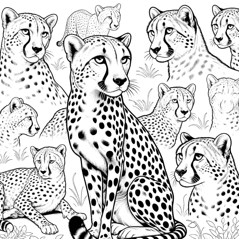 Cheetah Coloring Pages 10 Coloring Pages Gem