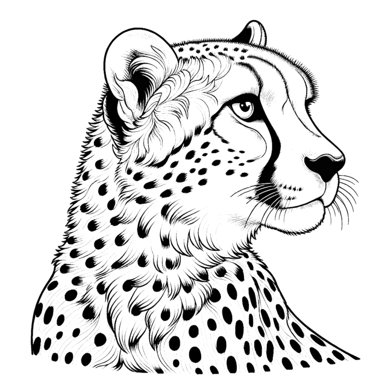 Cheetah Coloring Pages 29 - Coloring Pages Gem