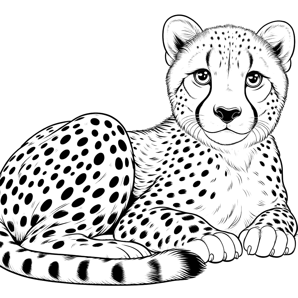 cheetah coloring pages cheetah animal coloring pages free coloring pages