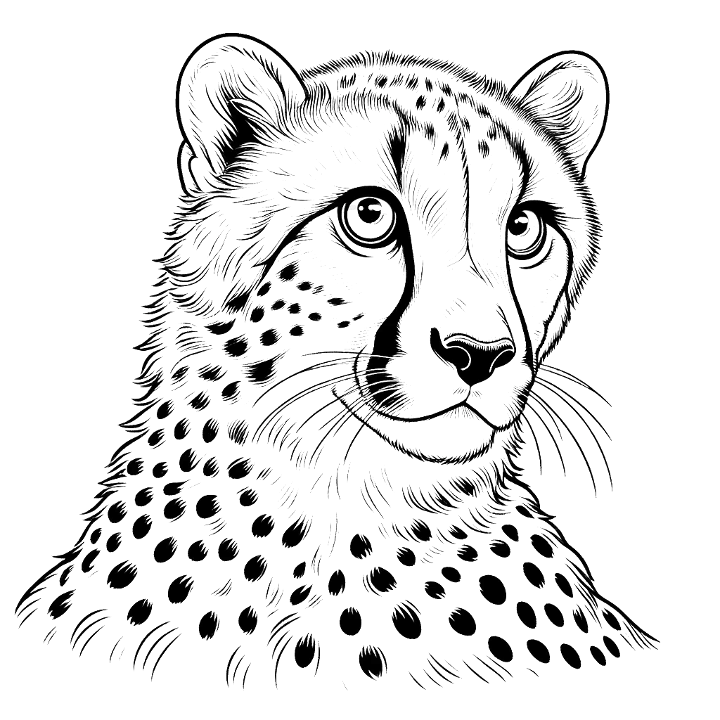 cheetah coloring pages cheetah animal coloring pages free coloring pages