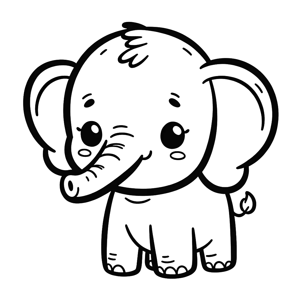 Elephant Coloring Pages 19 - Coloring Pages Gem