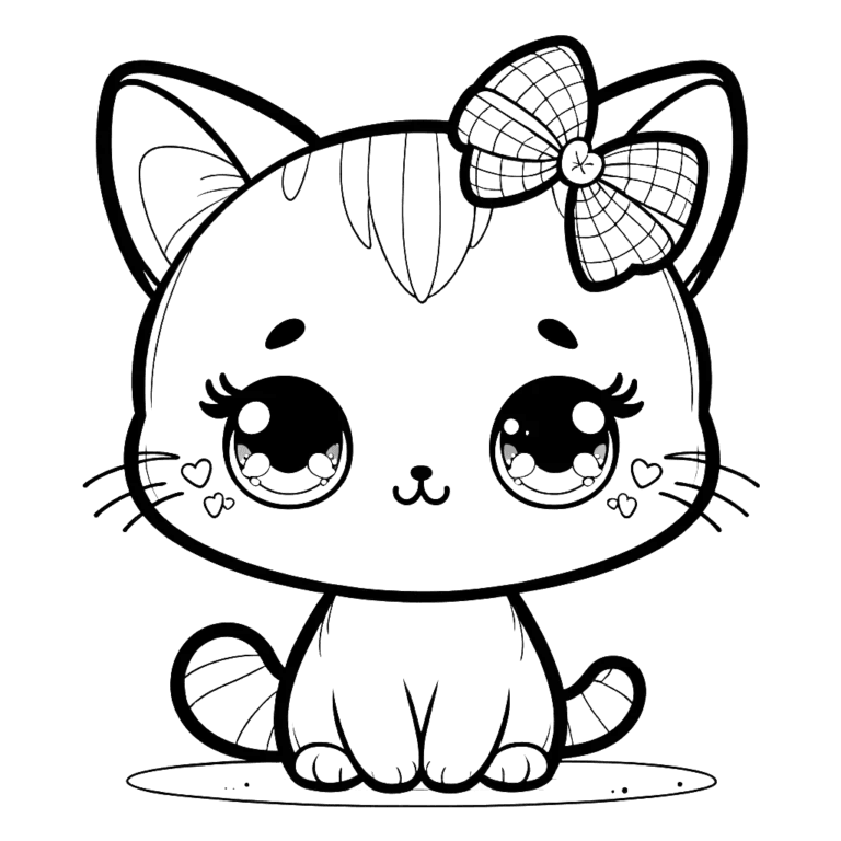 Cat Coloring Pages Coloring Pages Gem