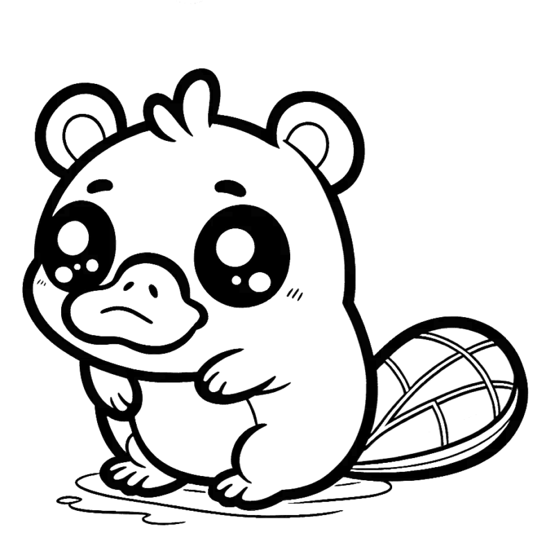 Platypus Coloring Pages 32 - Coloring Pages Gem