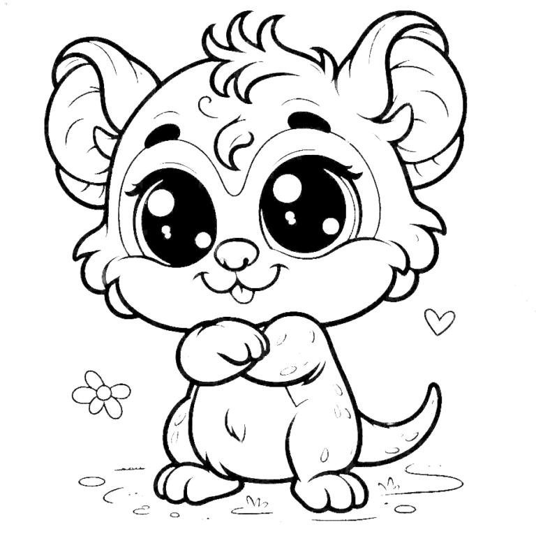 Tasmanian Devil Coloring Pages 6 - Coloring Pages Gem