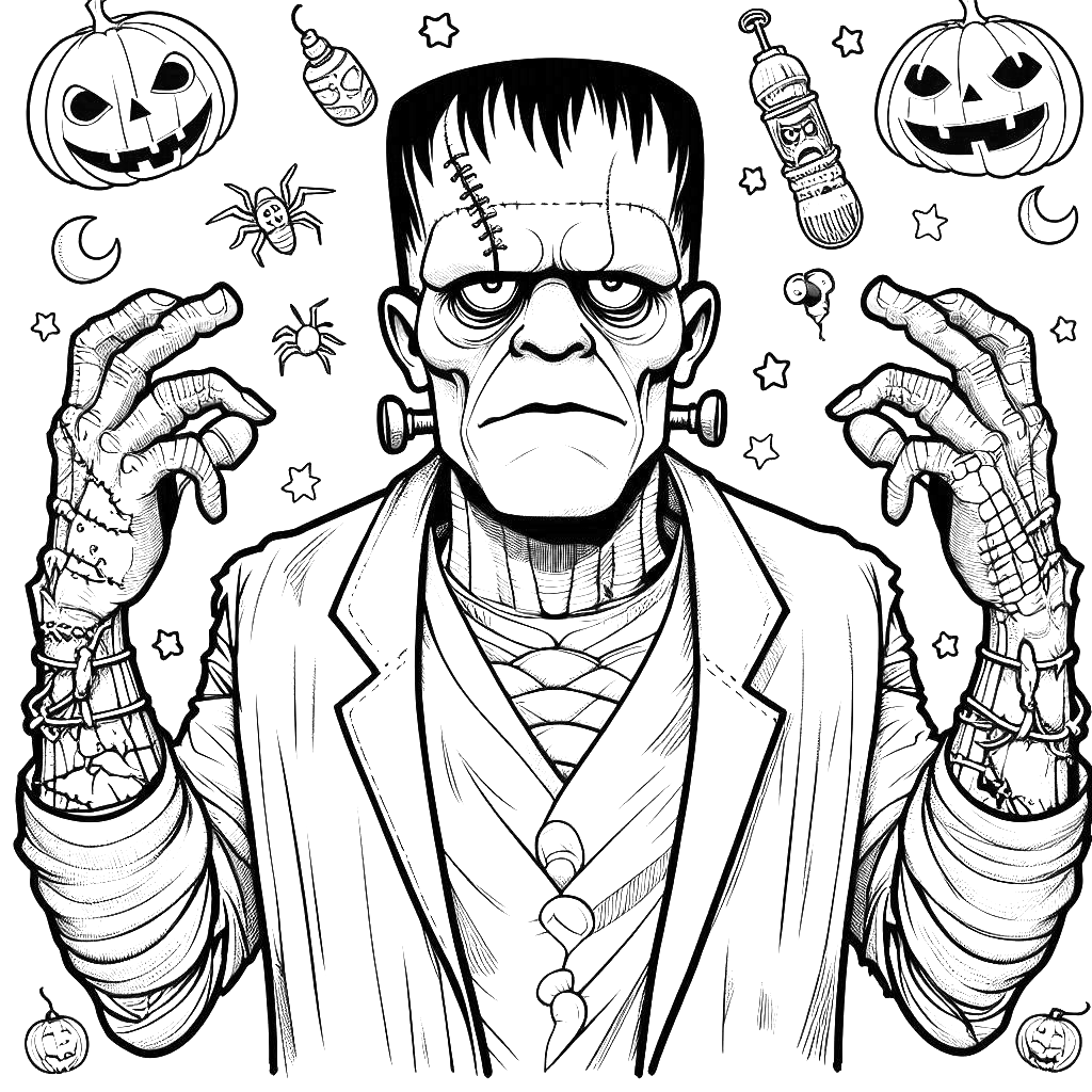 creepy-frankenstein-monster-jack-o-lantern-pumpkin-halloween-coloring-pages