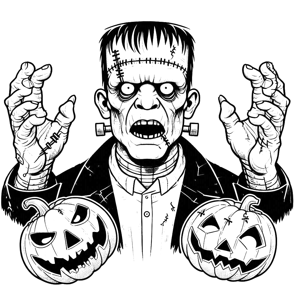 halloween-creepy-frankenstein-jack-o-lantern-pumpkin-halloween-coloring-pages