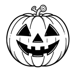 halloween-creepy-jack-o-lantern-pumpkin-halloween-coloring pages