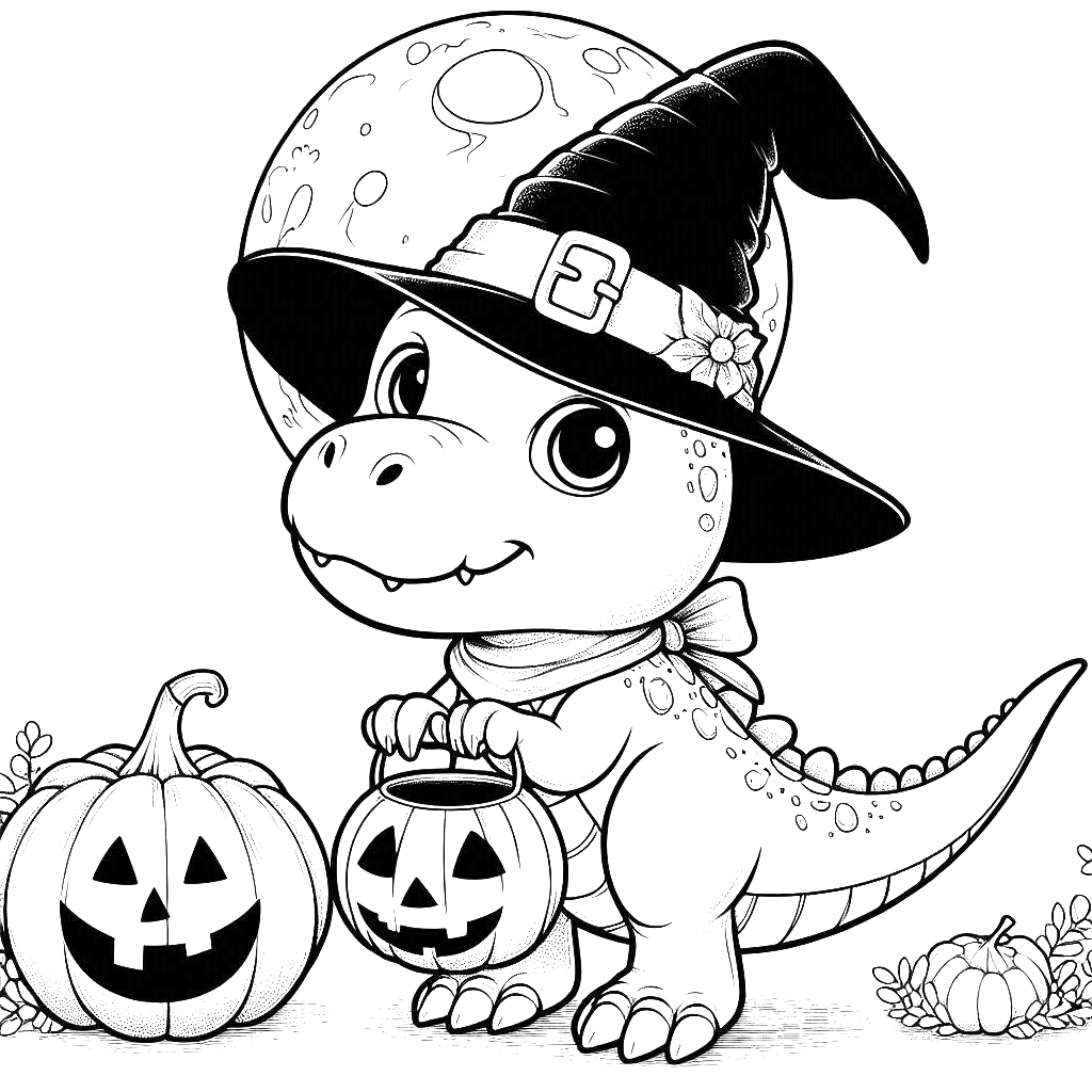 halloween-cute-dinosaur-dracula-trex-jack-o-lantern-halloween-coloring-pages