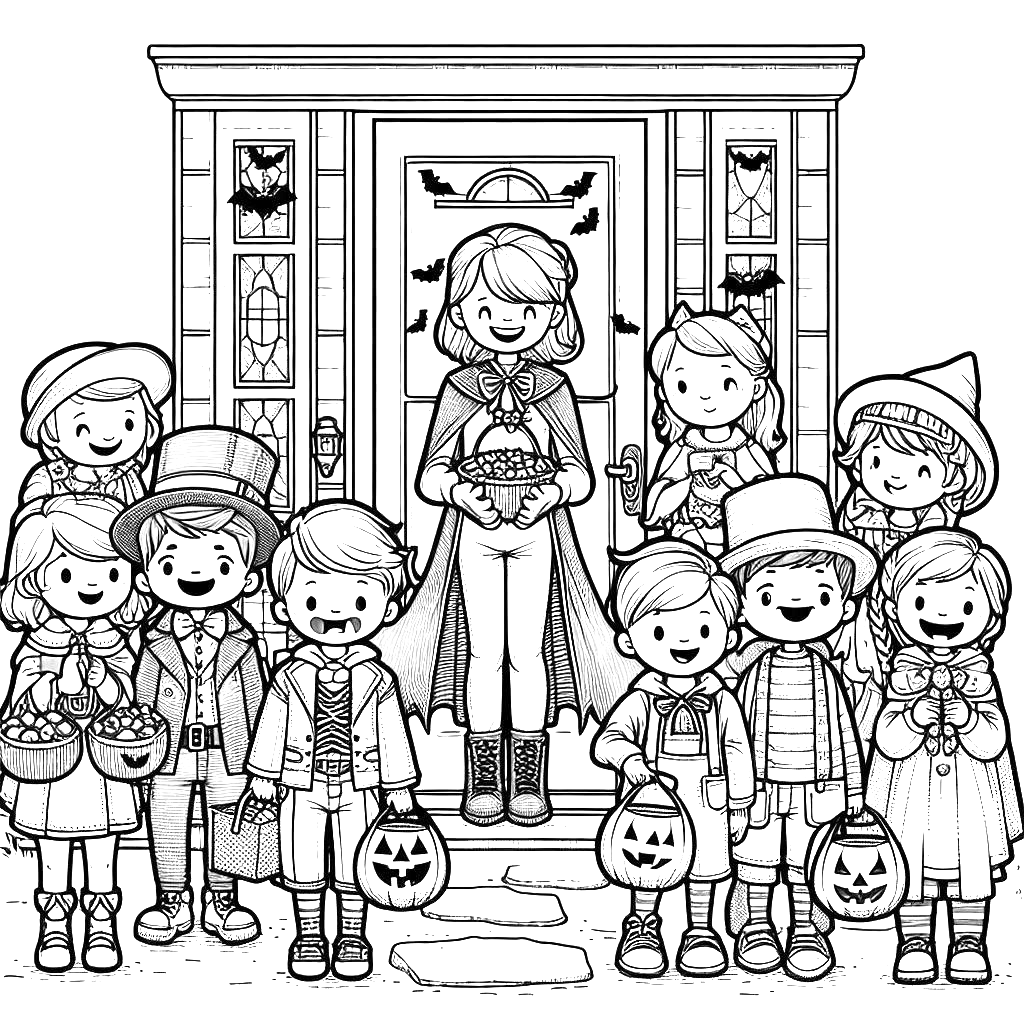 halloween-trick-or-treat-kids-costumes-home-halloween-coloring-pages