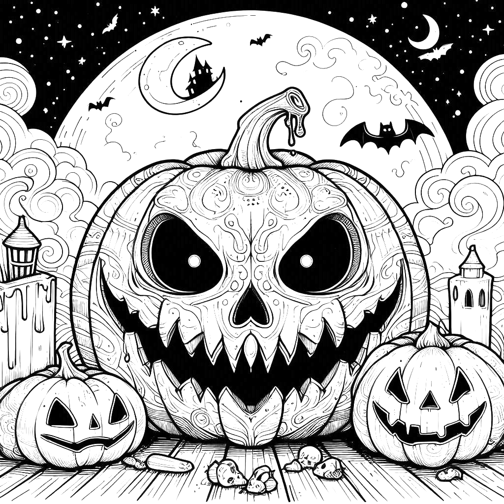 jack-o-lantern-pumpkin-moonlight-bat-halloween-coloring-pages