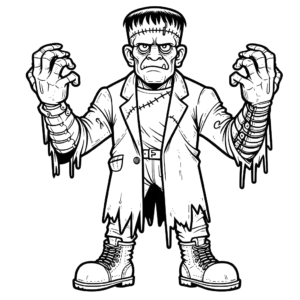 spooky-frankenstein-monster-halloween-coloring-pages