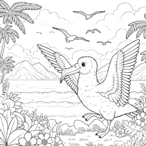 albatross-taking-off-coloring-pages