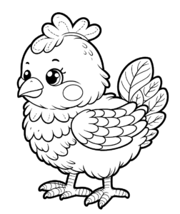 baby-chicken-coloring-page