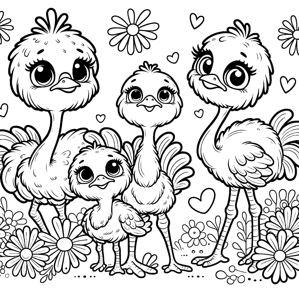 baby-ostriches-coloring-page