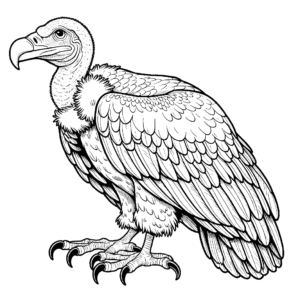 condor-vulture-coloring-page